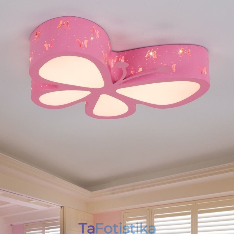 Σύγχρονο μεταλλικό εξάρτημα οροφής Butterfly Flush Mount