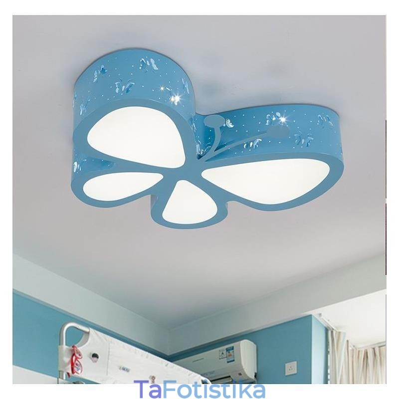 Σύγχρονο μεταλλικό εξάρτημα οροφής Butterfly Flush Mount