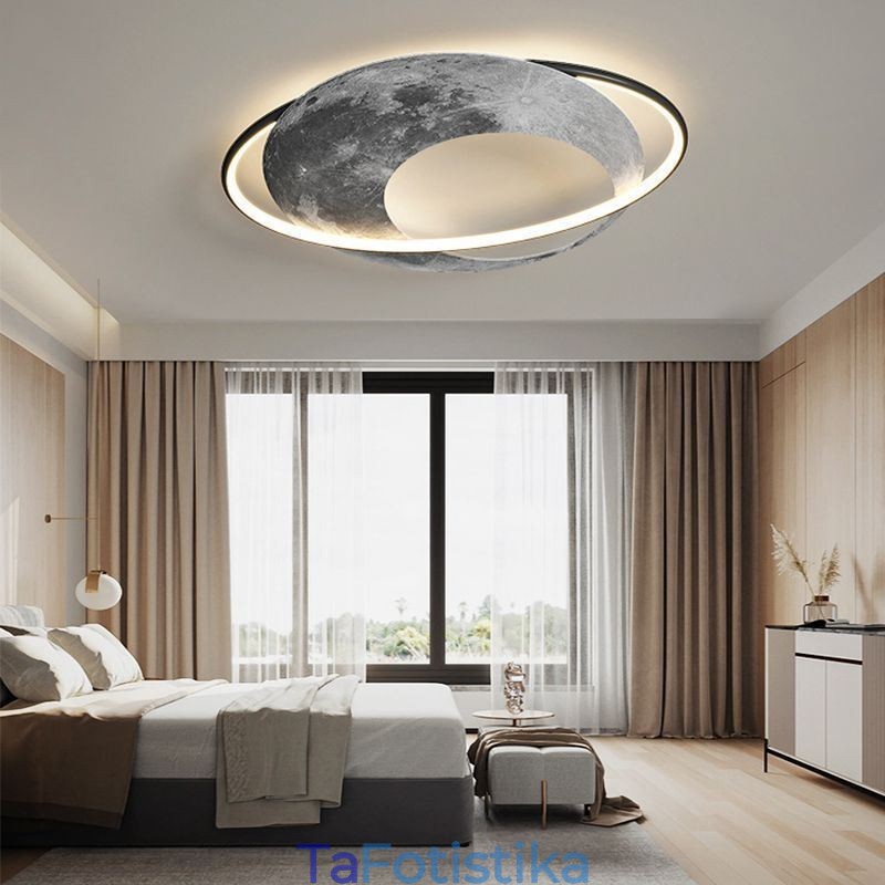 Φωτιστικό οροφής Flush Mount Moon φωτιστικό οροφής
