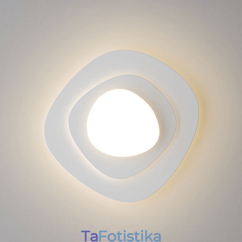 Φωτιστικό οροφής Nordic Ανοιχτό κυματοειδές