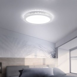 Μοντέρνο Φωτιστικό Οροφής Γυαλιστερό Diamond Flush Mount