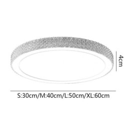 Μοντέρνο Φωτιστικό Οροφής Γυαλιστερό Diamond Flush Mount
