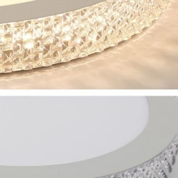 Μοντέρνο Φωτιστικό Οροφής Γυαλιστερό Diamond Flush Mount