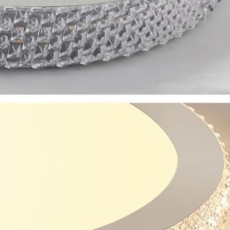 Μοντέρνο Φωτιστικό Οροφής Γυαλιστερό Diamond Flush Mount