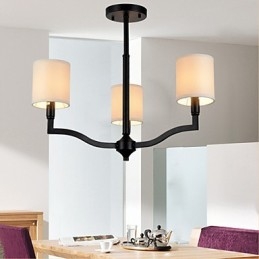 American Country Hanging Lights Nordic Contracted ζεστό υφασμάτινο καπάκι Λάμπες και φανάρια