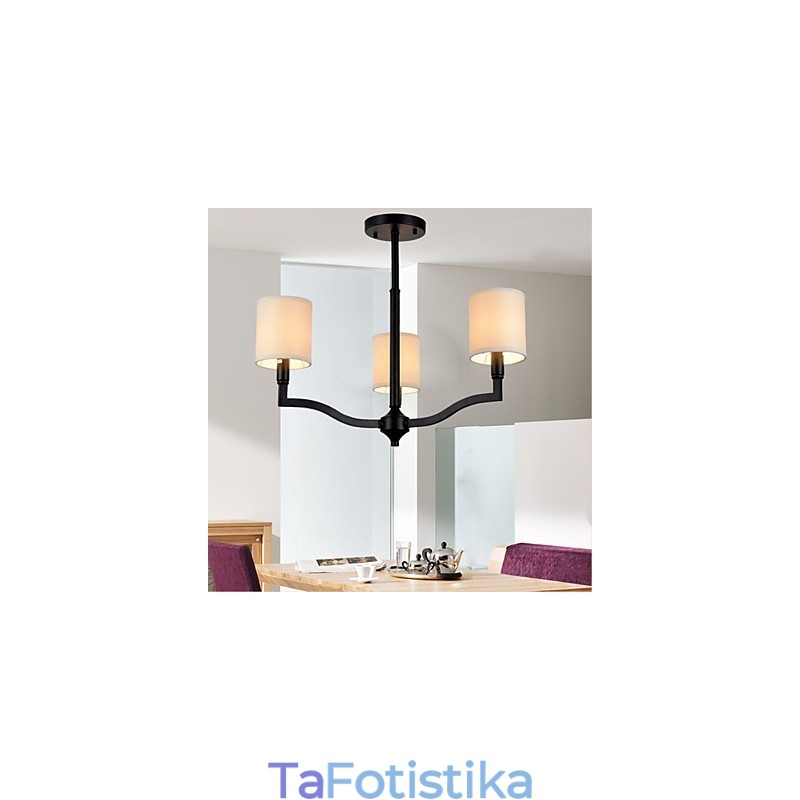 American Country Hanging Lights Nordic Contracted ζεστό υφασμάτινο καπάκι Λάμπες και φανάρια