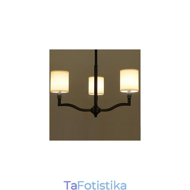 American Country Hanging Lights Nordic Contracted ζεστό υφασμάτινο καπάκι Λάμπες και φανάρια