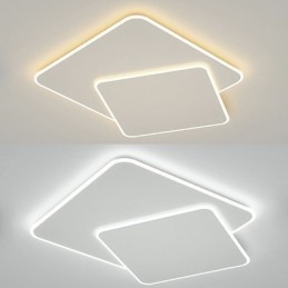 Μοντέρνο Flush Mount γεωμετρικό τετράγωνο φωτιστικό οροφής