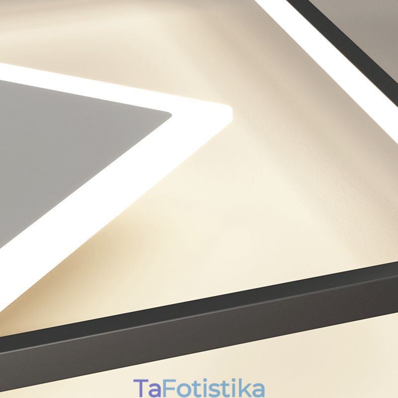 Μοντέρνο Φωτιστικό Οροφής Γεωμετρικό τετράγωνο φωτιστικό οροφής