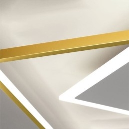 Μοντέρνο Φωτιστικό Οροφής Γεωμετρικό τετράγωνο φωτιστικό οροφής