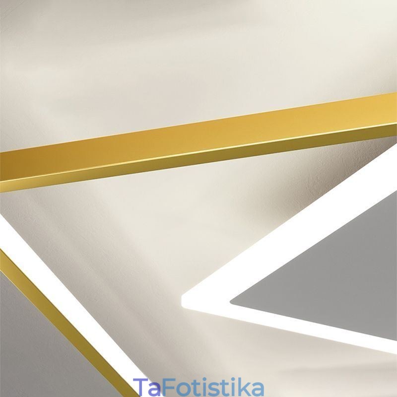 Μοντέρνο Φωτιστικό Οροφής Γεωμετρικό τετράγωνο φωτιστικό οροφής