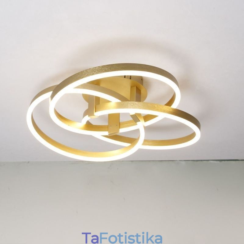 Μοντέρνο Φωτιστικό Οροφής 3 δαχτυλιδιών Φωτιστικό Οροφής