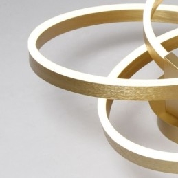 Μοντέρνο Φωτιστικό Οροφής 3 δαχτυλιδιών Φωτιστικό Οροφής