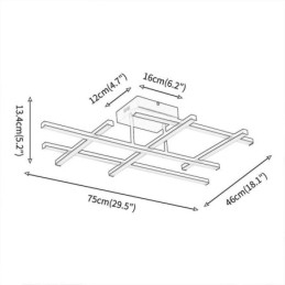 Φωτιστικό οροφής Flush Mount Φωτιστικό οροφής αλουμινίου