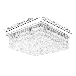 Μοντέρνος πολυέλαιος οροφής Flush Mount με λευκό κέλυφος
