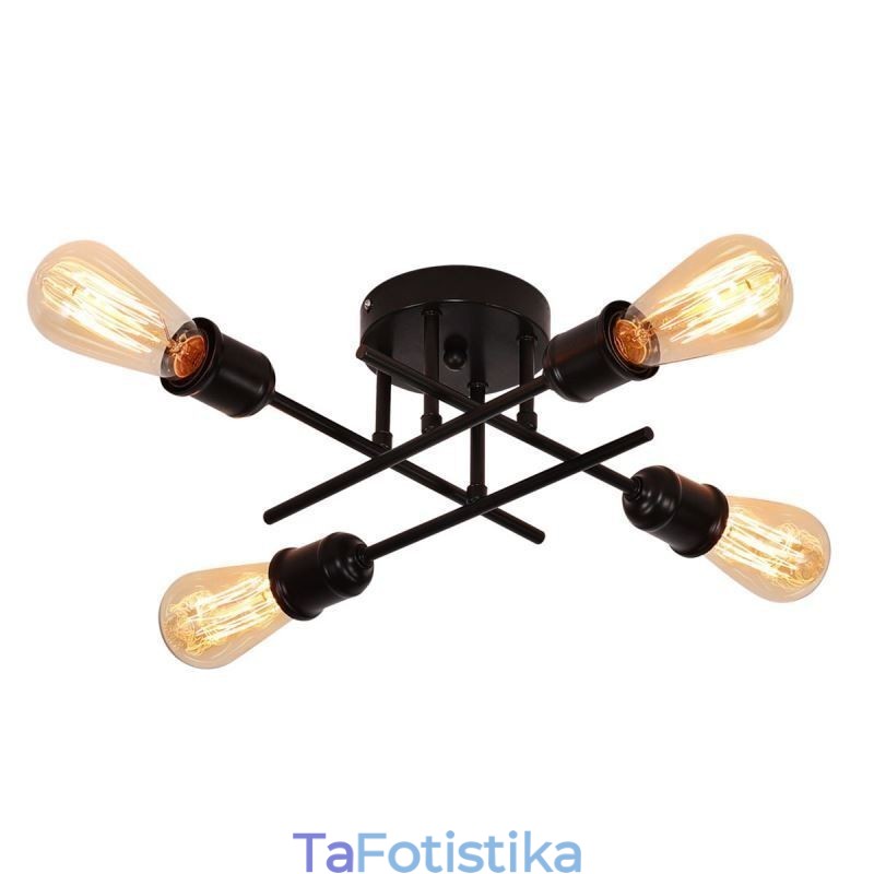 Φωτιστικό οροφής Flush Mount 4 Φωτιστικό Πρίζα