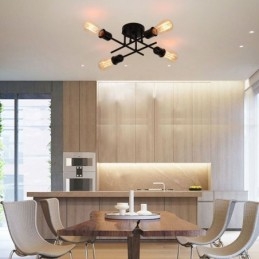 Φωτιστικό οροφής Flush Mount 4 Φωτιστικό Πρίζα