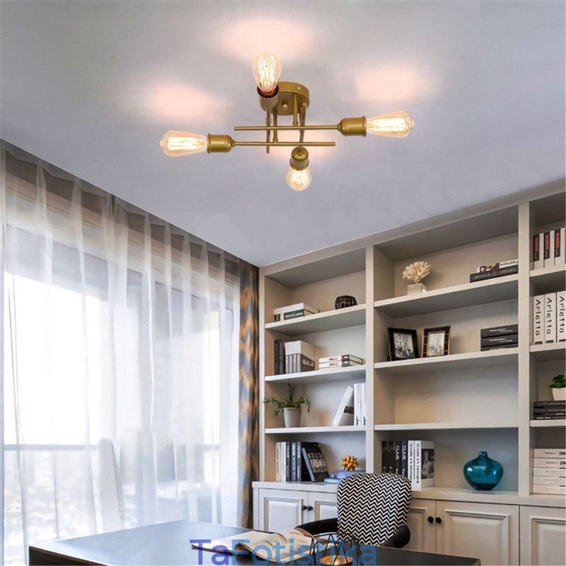 Φωτιστικό οροφής Flush Mount 4 Φωτιστικό Πρίζα