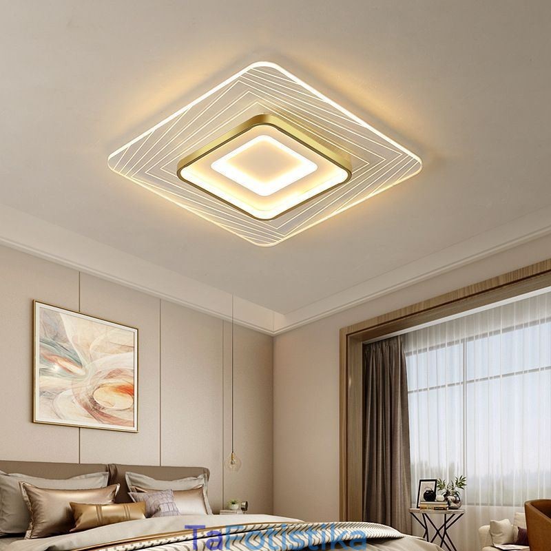Φωτιστικό οροφής Flush Mount Τετράγωνο φωτιστικό οροφής
