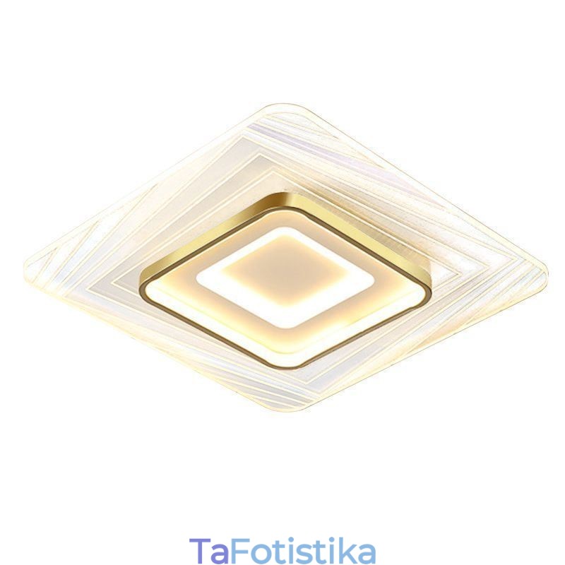 Φωτιστικό οροφής Flush Mount Τετράγωνο φωτιστικό οροφής