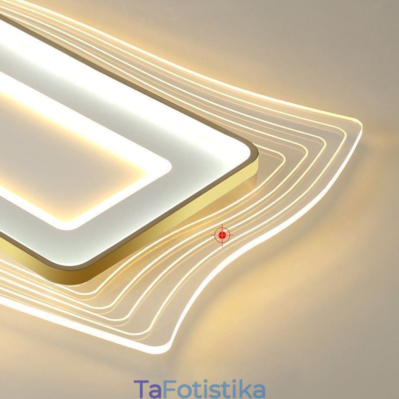 Μοντέρνο φωτιστικό οροφής Flush Mount τετράγωνο φωτιστικό οροφής