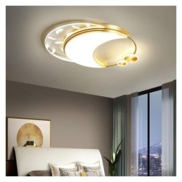 Φωτιστικό οροφής Flush Mount Modern Moon Shape
