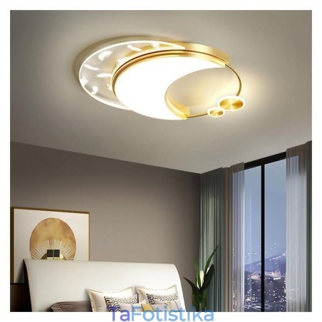 Φωτιστικό οροφής Flush Mount Modern Moon Shape Φωτιστικό οροφής Flush Mount Modern Moon Shape