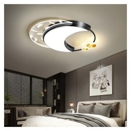 Φωτιστικό οροφής Flush Mount Modern Moon Shape