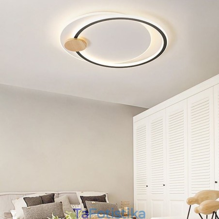 Μοντέρνο Flush Mount Acrylic 2 Rings φωτιστικό οροφής Μοντέρνο Flush Mount Acrylic 2 Rings φωτιστικό οροφής