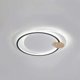 Μοντέρνο Flush Mount Acrylic 2 Rings φωτιστικό οροφής