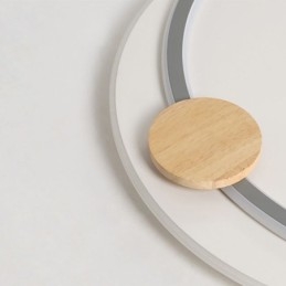 Μοντέρνο Flush Mount Acrylic 2 Rings φωτιστικό οροφής