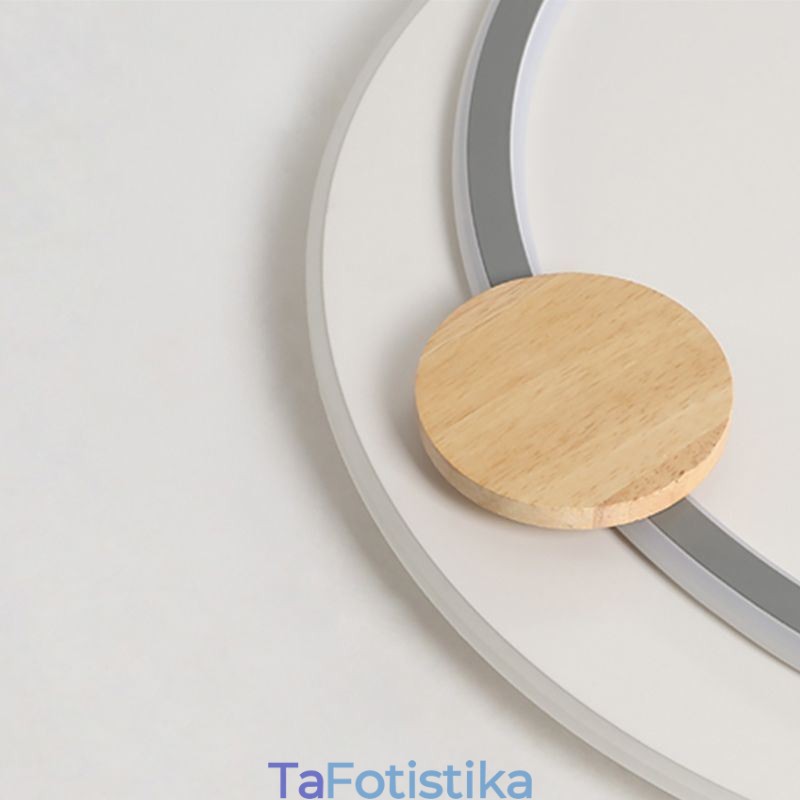 Μοντέρνο Flush Mount Acrylic 2 Rings φωτιστικό οροφής