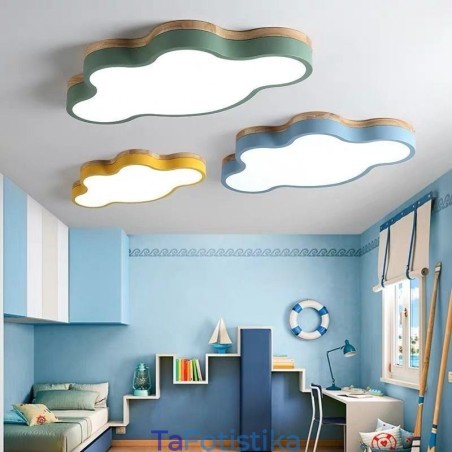 Flush Mount Modern Creative ακρυλικό φωτιστικό οροφής σε σχήμα σύννεφου Παιδικά Flush Mount Modern Creative ακρυλικό φωτιστικό οροφής σε σχήμα σύννεφου Παιδικά