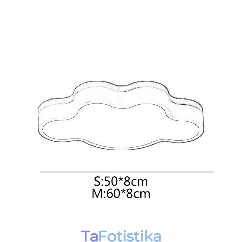 Flush Mount Modern Creative ακρυλικό φωτιστικό οροφής σε σχήμα σύννεφου Παιδικά