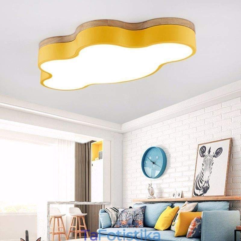 Flush Mount Modern Creative ακρυλικό φωτιστικό οροφής σε σχήμα σύννεφου Παιδικά