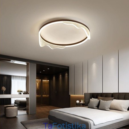 Κυκλικό φωτιστικό οροφής Flush Mount με κυματιστή διακόσμηση Κυκλικό φωτιστικό οροφής Flush Mount με κυματιστή διακόσμηση