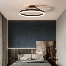 Μοντέρνο Flush Mount Φωτιστικό Οροφής Κύκλος Φωτιστικό με Ακρυλικό αμπαζούρ