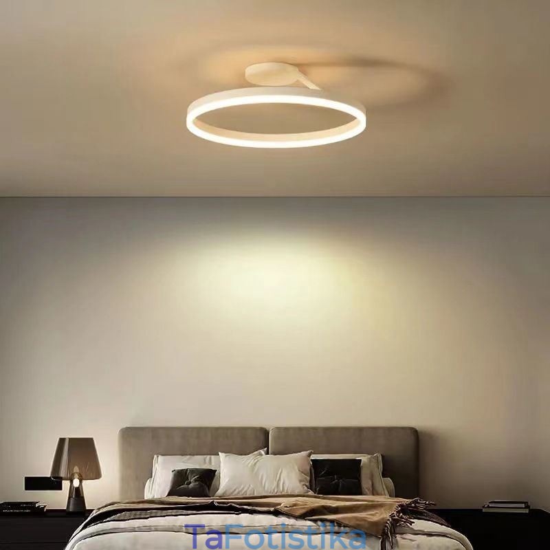 Μοντέρνο Flush Mount Φωτιστικό Οροφής Κύκλος Φωτιστικό με Ακρυλικό αμπαζούρ
