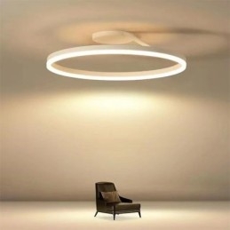 Μοντέρνο Flush Mount Φωτιστικό Οροφής Κύκλος Φωτιστικό με Ακρυλικό αμπαζούρ