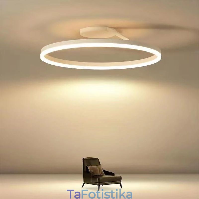 Μοντέρνο Flush Mount Φωτιστικό Οροφής Κύκλος Φωτιστικό με Ακρυλικό αμπαζούρ