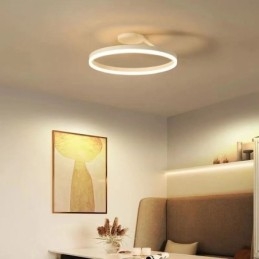 Μοντέρνο Flush Mount Φωτιστικό Οροφής Κύκλος Φωτιστικό με Ακρυλικό αμπαζούρ