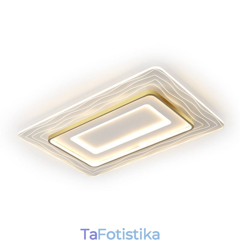 Ορθογώνιο Flush Mount Minimalist Acrylic Ultrathin Φωτιστικό Οροφής