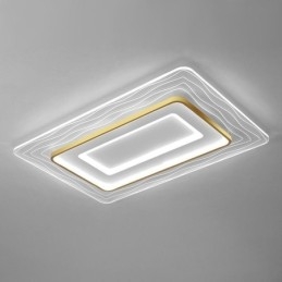 Ορθογώνιο Flush Mount Minimalist Acrylic Ultrathin Φωτιστικό Οροφής