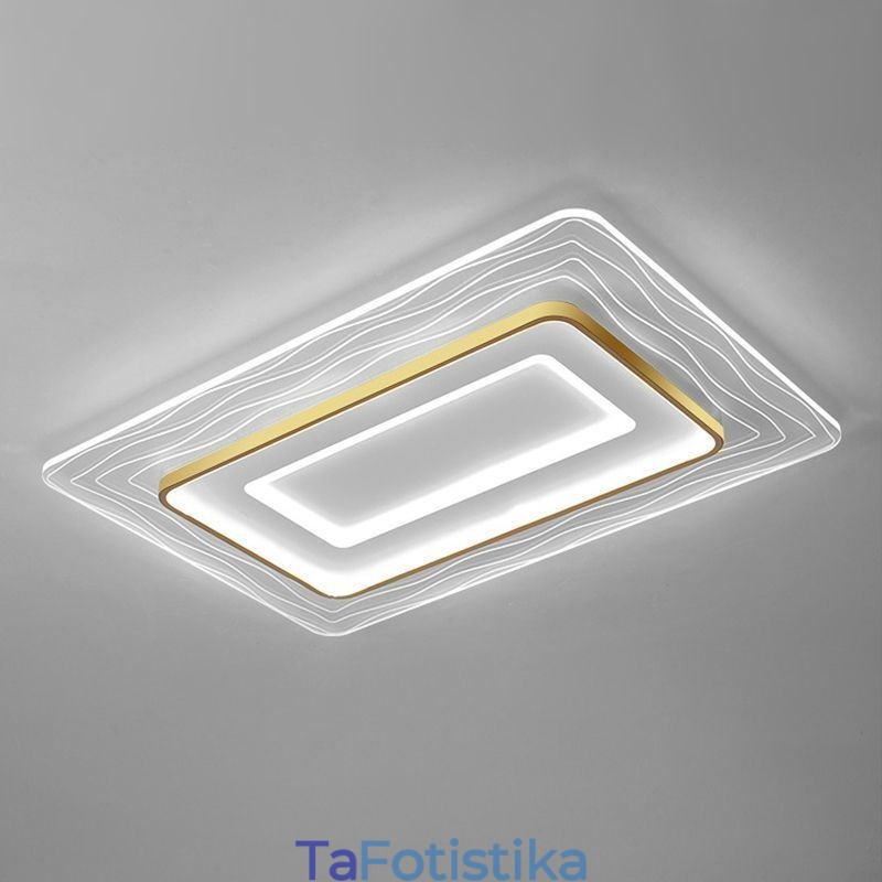 Ορθογώνιο Flush Mount Minimalist Acrylic Ultrathin Φωτιστικό Οροφής