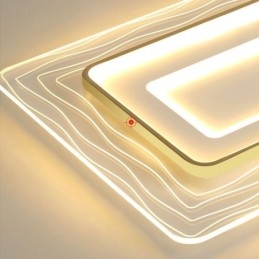 Ορθογώνιο Flush Mount Minimalist Acrylic Ultrathin Φωτιστικό Οροφής