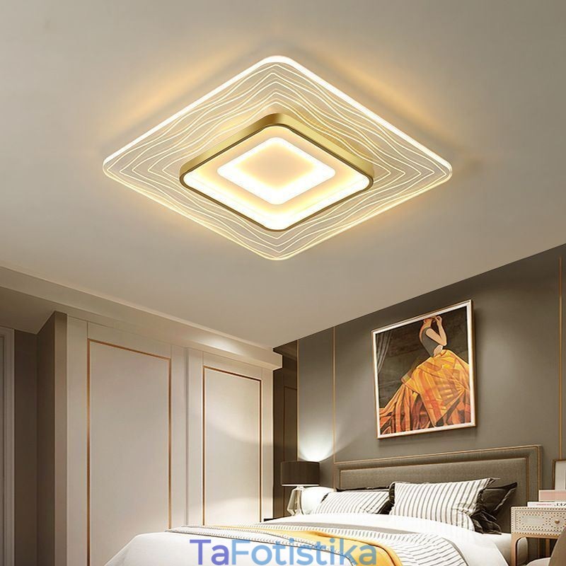 Φωτιστικό οροφής Flush Mount Minimalist ακρυλικό υπερλεπτό φωτιστικό οροφής