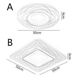 Φωτιστικό οροφής Flush Mount Minimalist ακρυλικό υπερλεπτό φωτιστικό οροφής