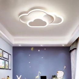 Μοντέρνο Creative Acrylic Lights Φωτιστικό οροφής σε σχήμα σύννεφου, χωνευτό