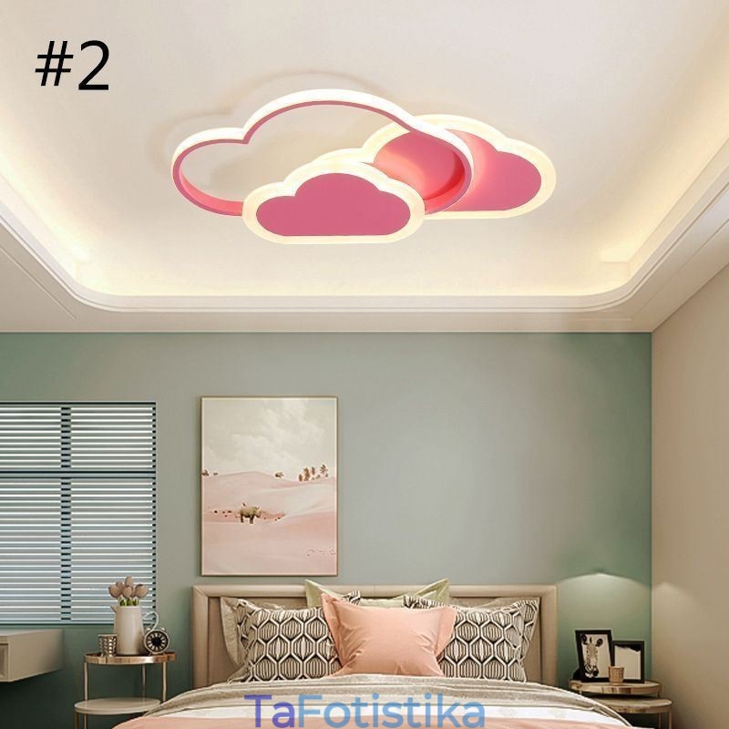 Μοντέρνο Creative Acrylic Lights Φωτιστικό οροφής σε σχήμα σύννεφου, χωνευτό