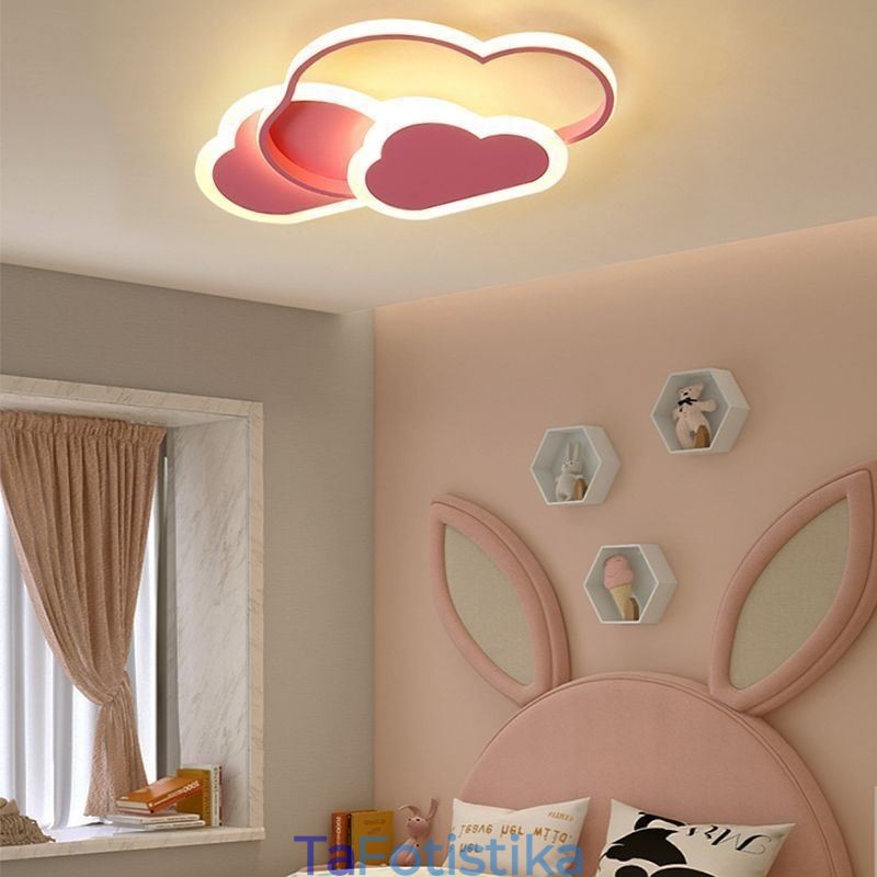 Μοντέρνο Creative Acrylic Lights Φωτιστικό οροφής σε σχήμα σύννεφου, χωνευτό